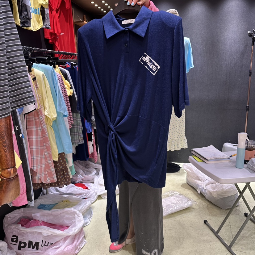 CHAVI韓國東大門直郵女士新品推薦職業熱賣休閑26春夏T恤CHAVIT恤