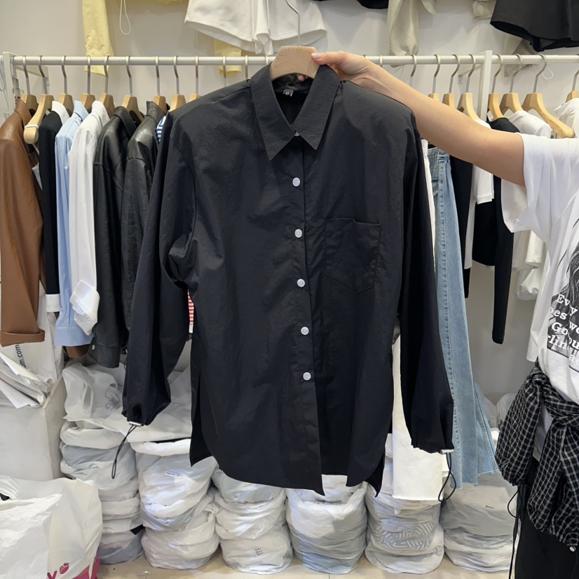 Q C韓國代購女裝新品人氣時尚休閑推薦熱賣26春夏襯衫蕾絲衫Republlc of qc襯衫/蕾絲衫圖色2