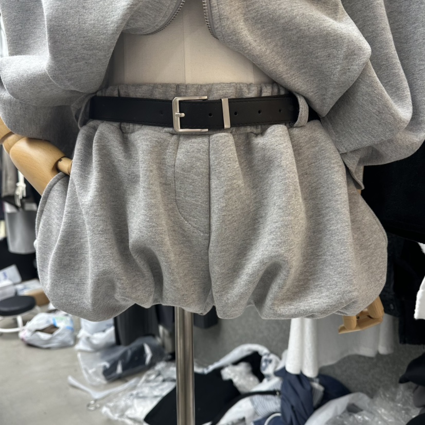 EXIT韓國東大門代購女士新款時尚人氣職業26春夏短褲含腰帶EXIT短褲圖色1