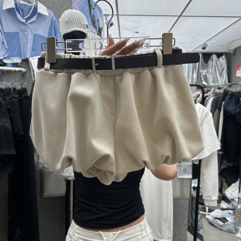 EXIT韓國東大門代購女士新款時尚人氣職業26春夏短褲含腰帶EXIT短褲圖色2