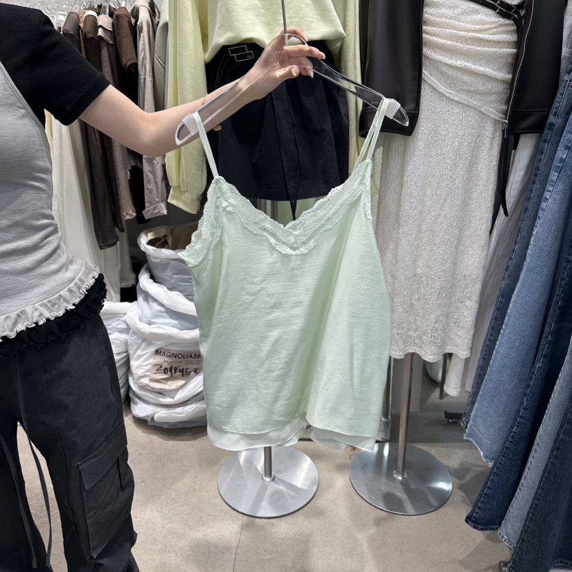 MAGNOLIA36-L韓國直郵實拍女士新款推薦休閑26春夏吊帶背心MAGNOLIA36-L吊帶/背心圖色3