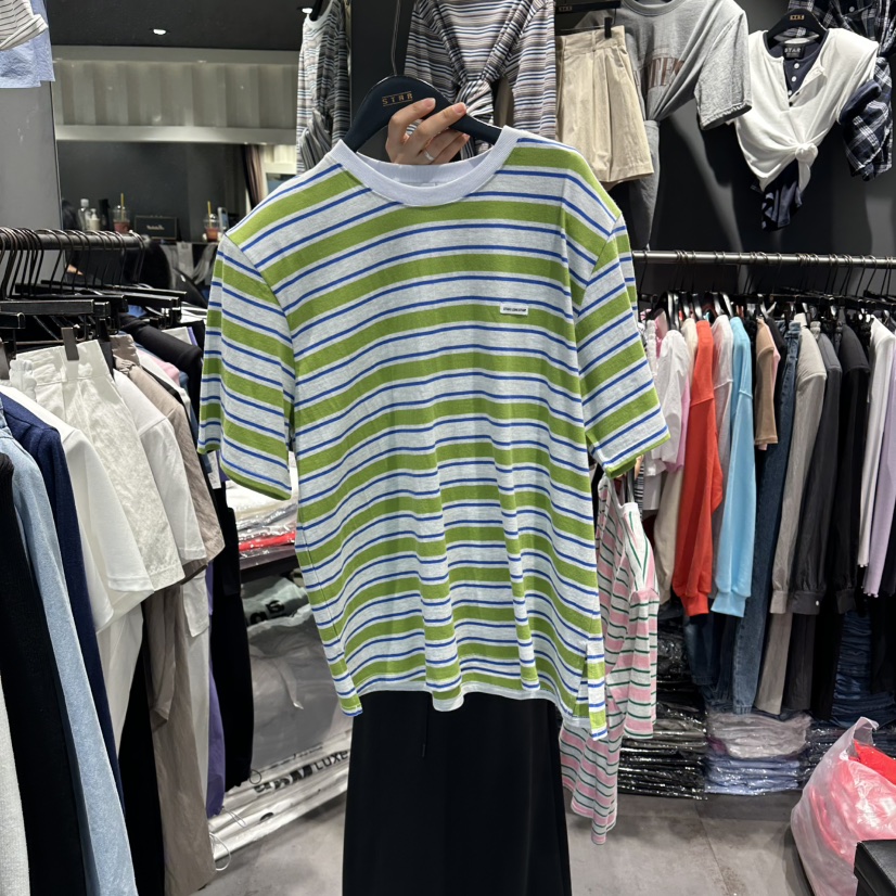 STAR-L韓國東大門直郵女士新款熱賣推薦休閑時尚26春夏T恤STAR-LT恤圖色1