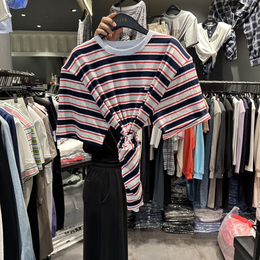 STAR-L韓國東大門直郵女士新款熱賣推薦休閑時尚26春夏T恤STAR-LT恤圖色3