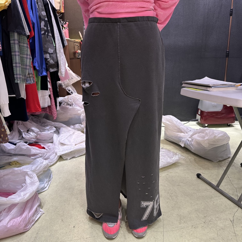 CHAVI韓國直郵女士新款職業熱賣人氣26春夏時尚休閑推薦長裙CHAVI長裙圖色2