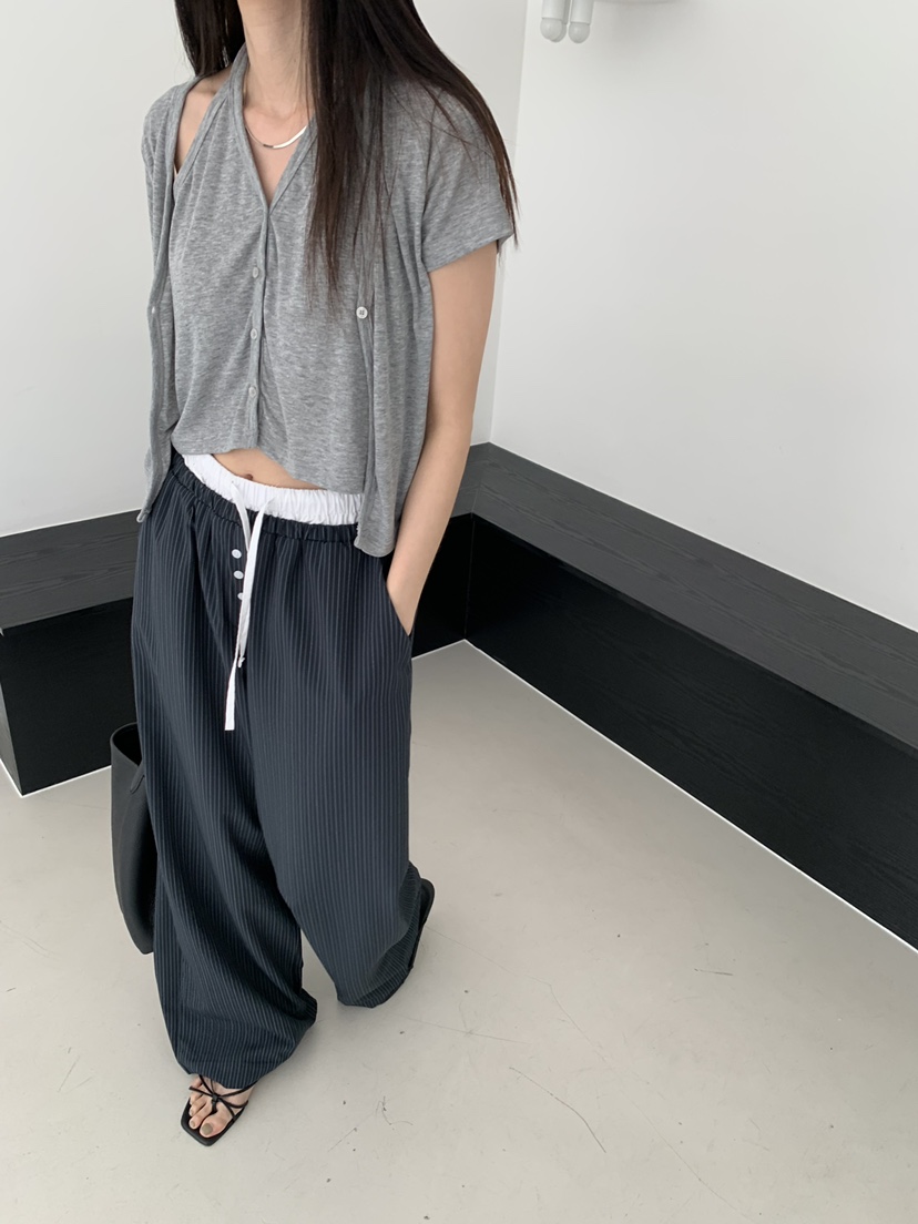 TRUE韓國東大門直郵女士新品時尚推薦人氣職業26春夏休閑褲TRUE休閑褲