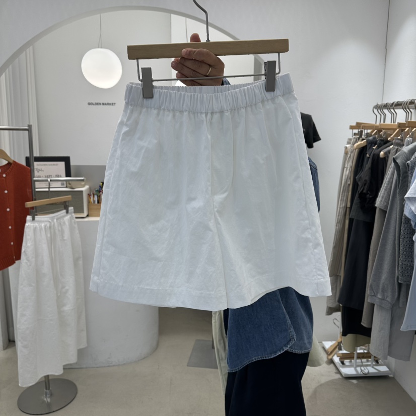 GOLDEN MARKET韓國東大門代購女裝新品職業26春夏短褲棉質GOLDEN MARKET短褲圖色2