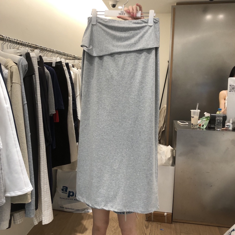 MEET ME韓國東大門代購女士新款職業26春夏休閑時尚長裙MEET ME長裙圖色1