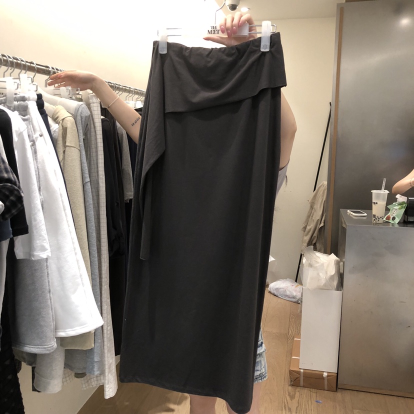 MEET ME韓國東大門代購女士新款職業26春夏休閑時尚長裙MEET ME長裙圖色2