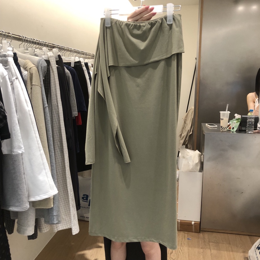 MEET ME韓國東大門代購女士新款職業26春夏休閑時尚長裙MEET ME長裙圖色3