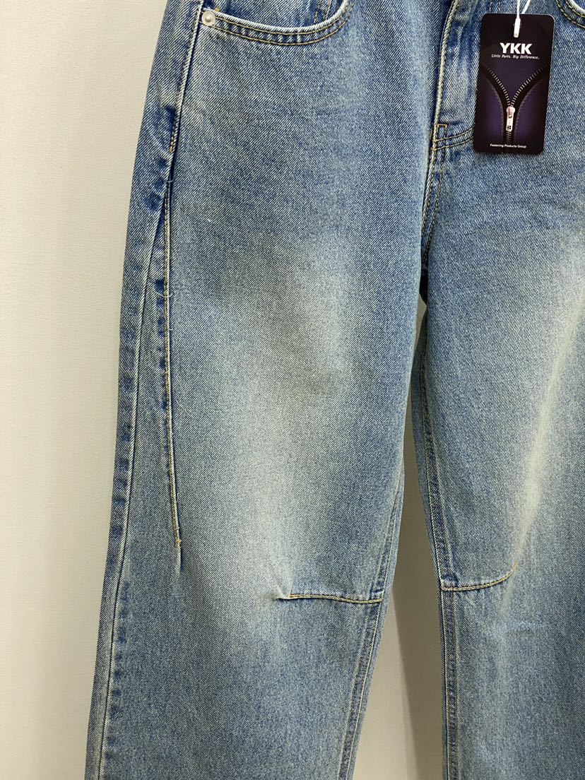 MUCH MORE/JACKPOT韓國代購女士新款26春夏時尚人氣牛仔褲MUCH MORE/JACKPOT牛仔褲