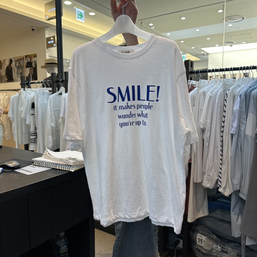 LE ETOILE韓國代購女士新品職業推薦人氣26春夏休閑熱賣T恤Le etoileT恤圖色1