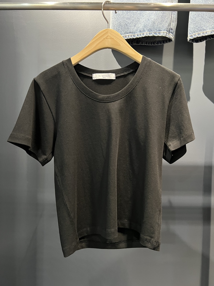 EL BOSQUE韓國直郵實拍女士新品26春夏人氣時尚職業熱賣T恤EL BOSQUET恤圖色2
