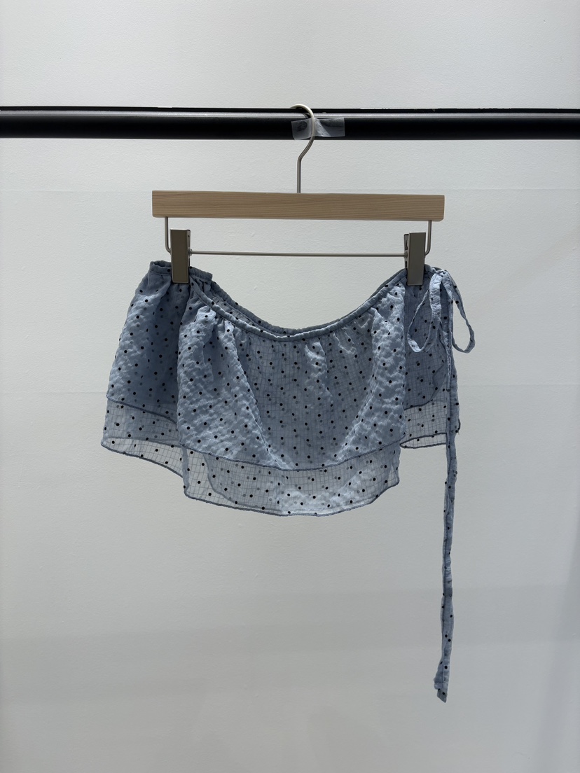 LAIVE韓國直郵女士新品26春夏休閑時尚熱賣職業人氣短裙褶皺LAIVE短裙圖色2