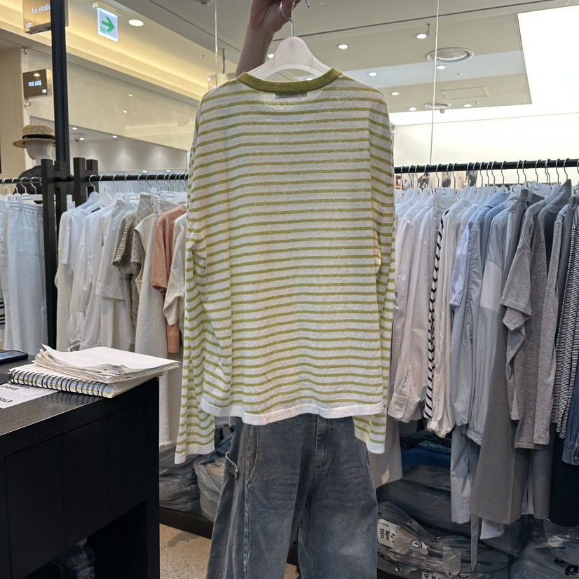 LE ETOILE韓國代購女裝新品職業休閑熱賣人氣針織衫亞麻布Le etoile針織衫