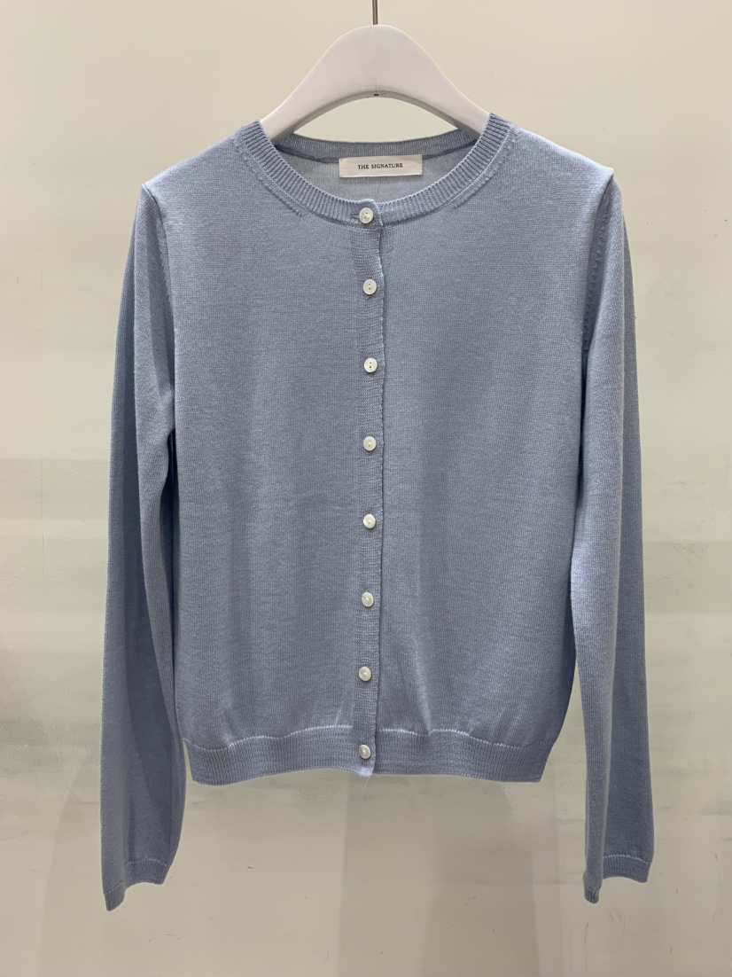 THE SIGNATURE韓國代購女裝新品人氣熱賣針織衫羊毛衫開襟THE SIGNATURE針織衫圖色1