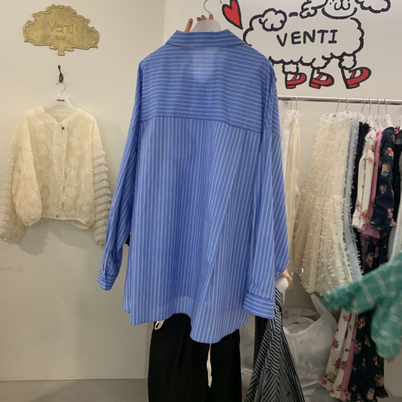 VENTI韓國東大門直郵女裝新品職業推薦26春夏時尚襯衫蕾絲衫VENTI襯衫/蕾絲衫