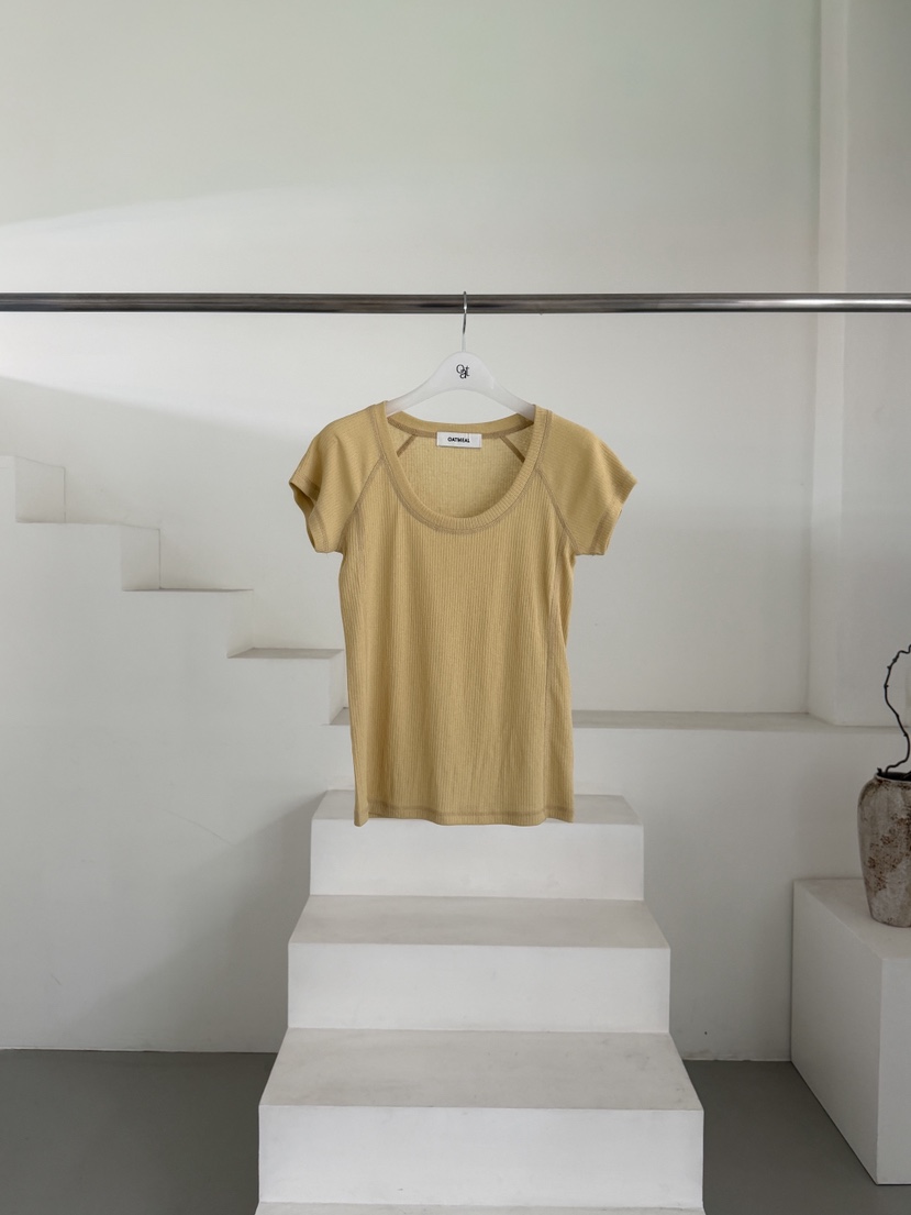 OATMEAL韓國代購女士新款時尚推薦熱賣26春夏職業人氣T恤OATMEALT恤圖色2