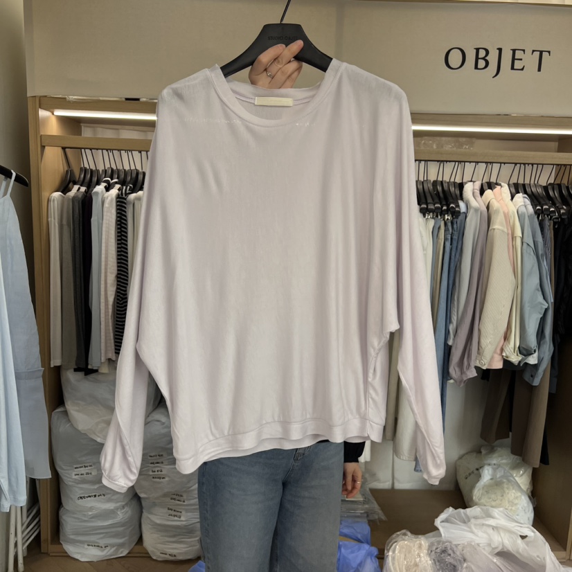 OBJET/LOVEUSU韓國東大門直郵女裝新款職業推薦時尚長袖T恤OBJET/LOVEUSU長袖T恤圖色2