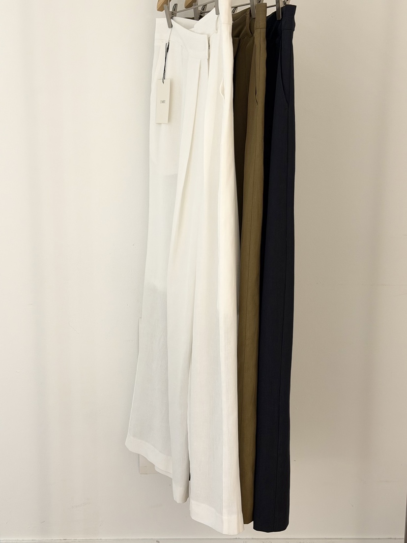 COMETE韓國東大門直郵女士新款推薦26春夏休閑褲天絲亞麻COMETE休閑褲