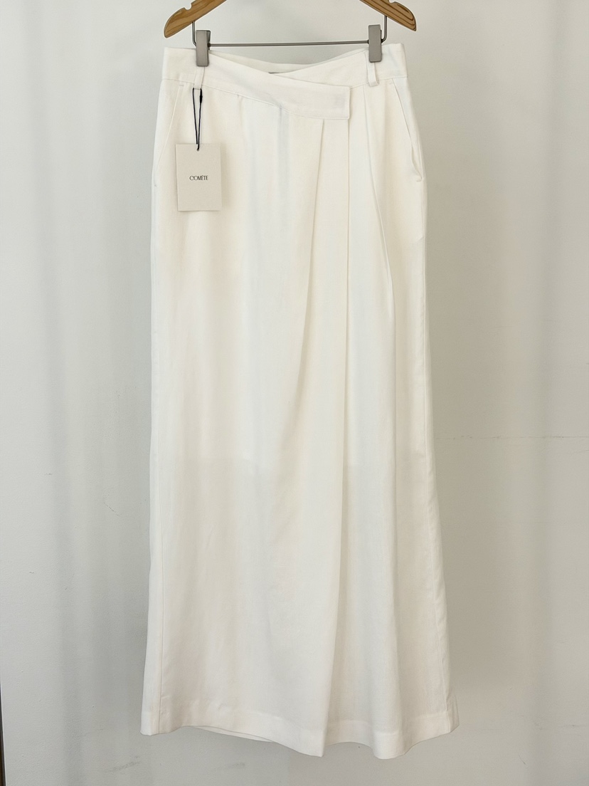 COMETE韓國東大門直郵女士新款推薦26春夏休閑褲天絲亞麻COMETE休閑褲圖色1