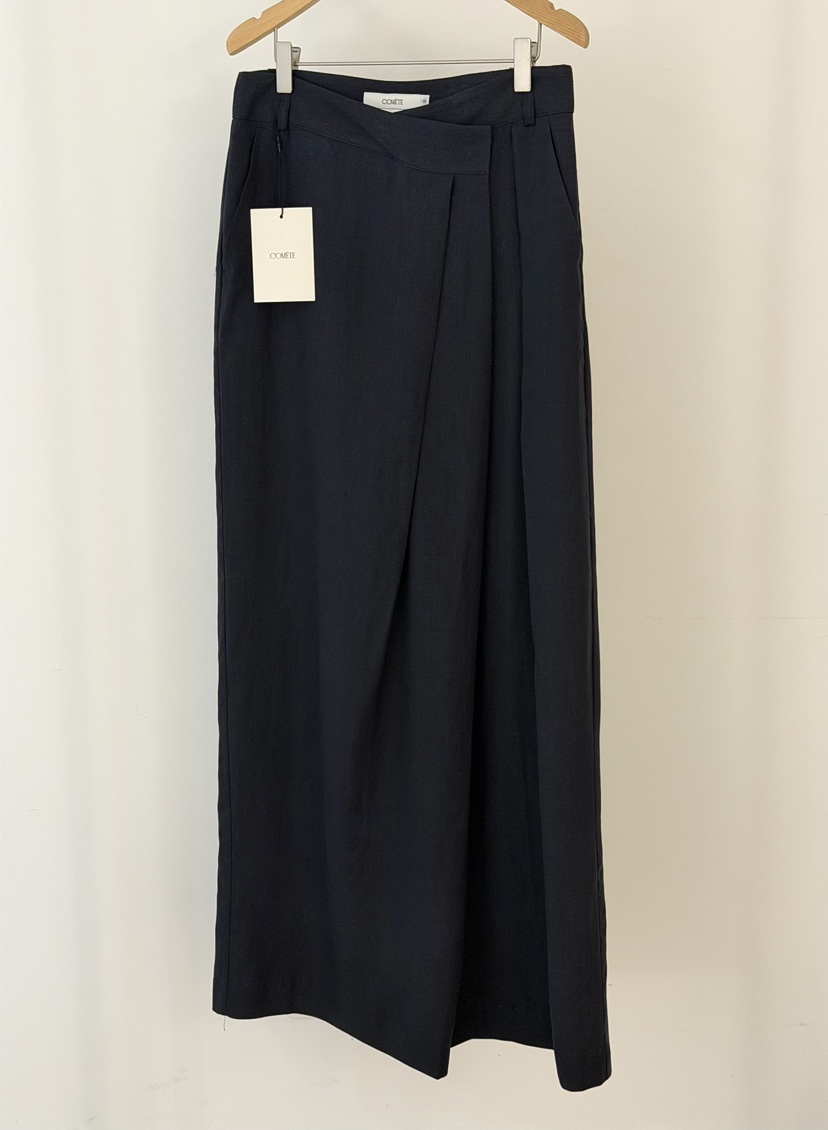 COMETE韓國東大門直郵女士新款推薦26春夏休閑褲天絲亞麻COMETE休閑褲圖色3