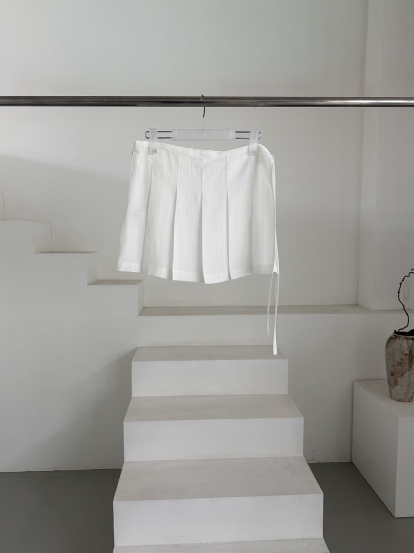 OATMEAL韓國直郵實拍女裝新品推薦職業熱賣26春夏短裙口袋OATMEAL短裙