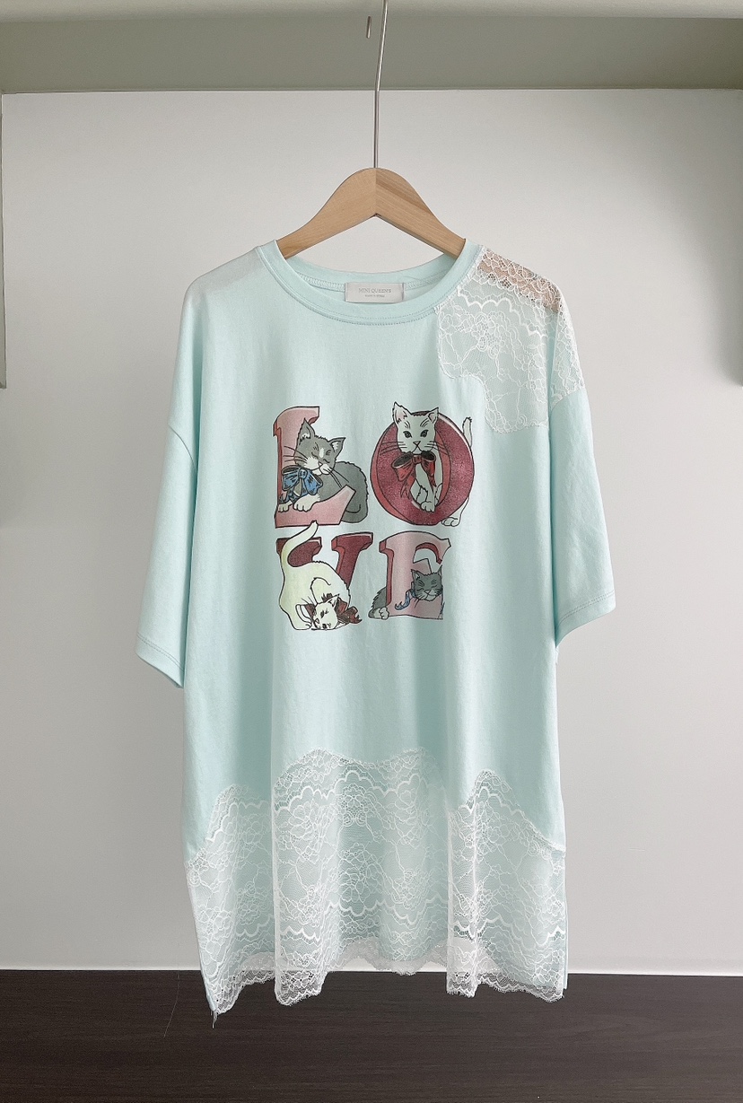 MINIQUEENS韓國直郵女士新款推薦職業熱賣時尚26春夏人氣T恤MINIQUEENST恤圖色3