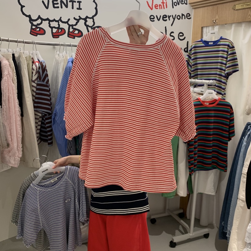 VENTI韓國東大門直郵女裝新款休閑26春夏熱賣時尚職業T恤VENTIT恤