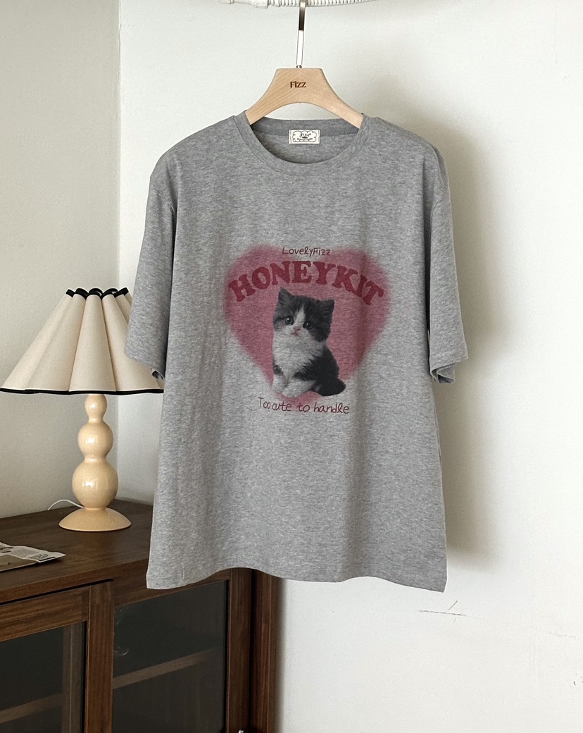 FIZZ韓國東大門代購女裝新款熱賣26春夏推薦休閑時尚職業T恤FIZZT恤圖色2