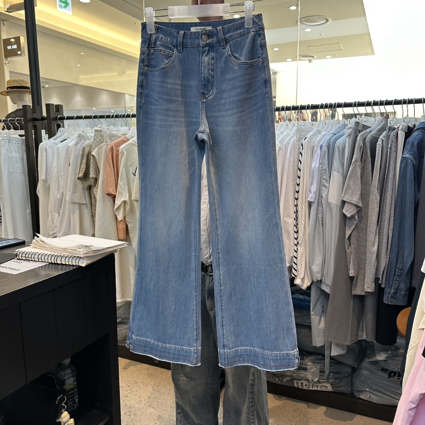 LE ETOILE韓國直郵實拍女裝新款熱賣推薦人氣職業牛仔褲Le etoile牛仔褲圖色1