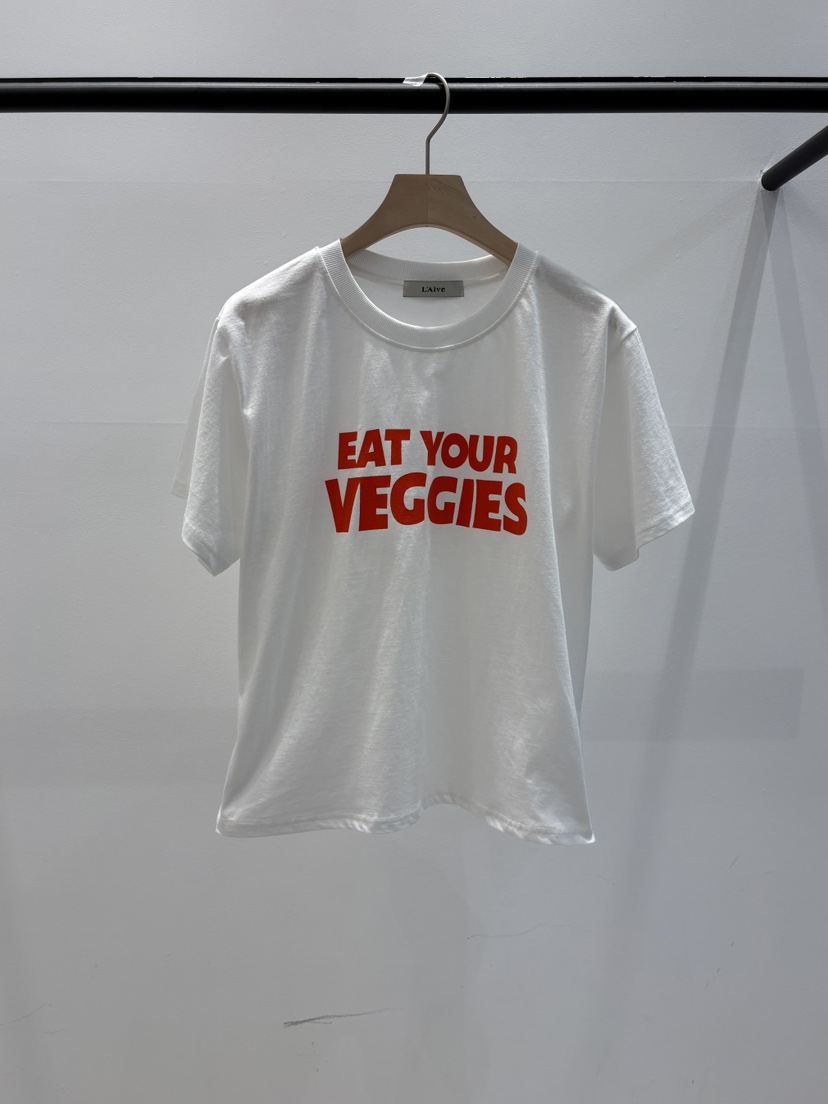 LAIVE韓國直郵女士新款熱賣推薦職業休閑26春夏人氣時尚T恤LAIVET恤圖色1