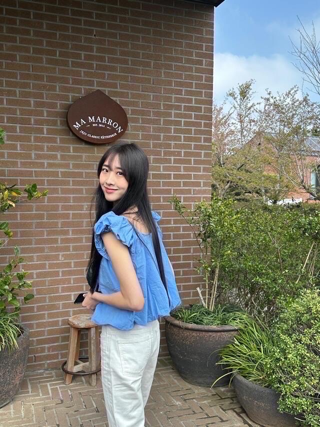 ADDICTED韓國東大門直郵女士新品休閑推薦襯衫蕾絲衫褶皺ADDICTED襯衫/蕾絲衫