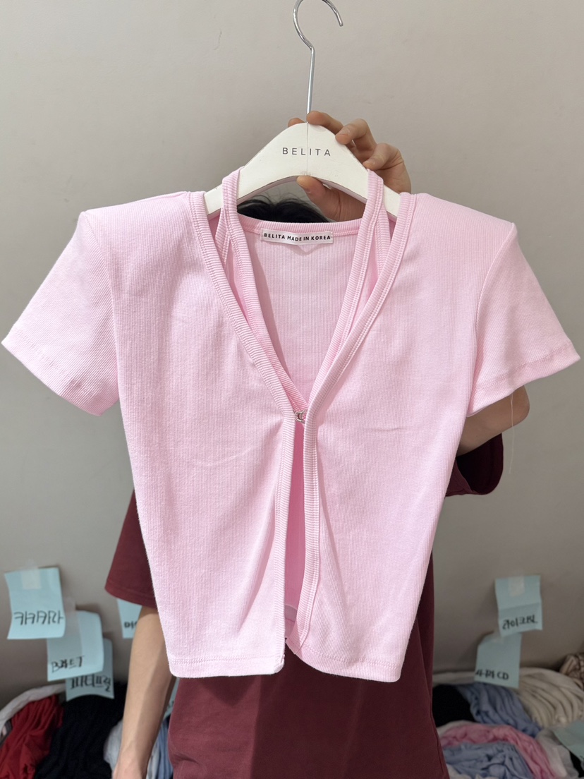 BELITA-L韓國直郵實拍女士新品時尚推薦職業26春夏熱賣T恤BELITA-LT恤圖色3