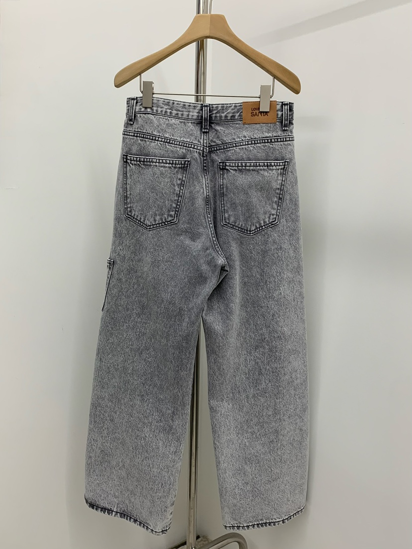 LOVE MY SANTA韓國直郵實拍女士新品時尚熱賣職業牛仔褲Santa/LOVE MY SANTA牛仔褲