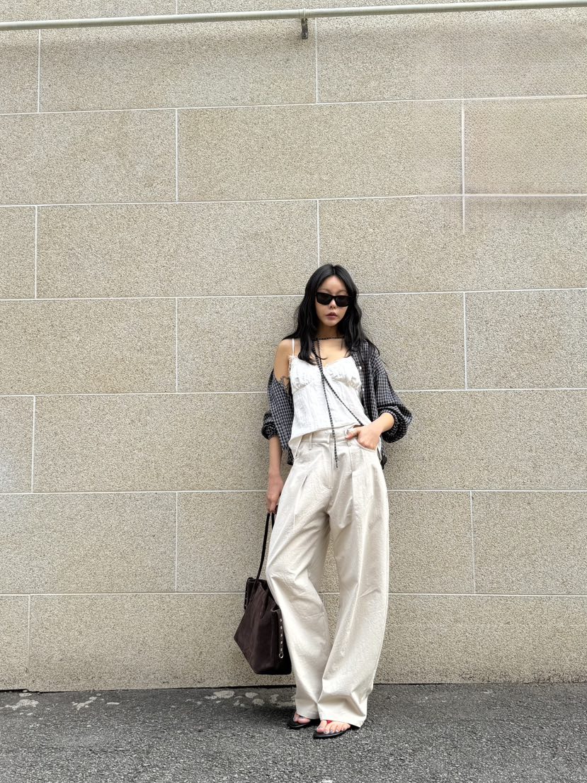 LIMLIMLIM韓國東大門直郵女裝新款職業推薦時尚休閑休閑褲LIM LIM LIM休閑褲