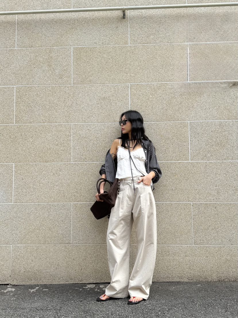 LIMLIMLIM韓國東大門直郵女裝新款職業推薦時尚休閑休閑褲LIM LIM LIM休閑褲