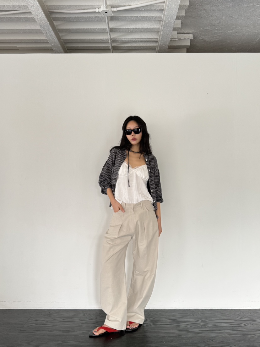 LIMLIMLIM韓國東大門直郵女裝新款職業推薦時尚休閑休閑褲LIM LIM LIM休閑褲