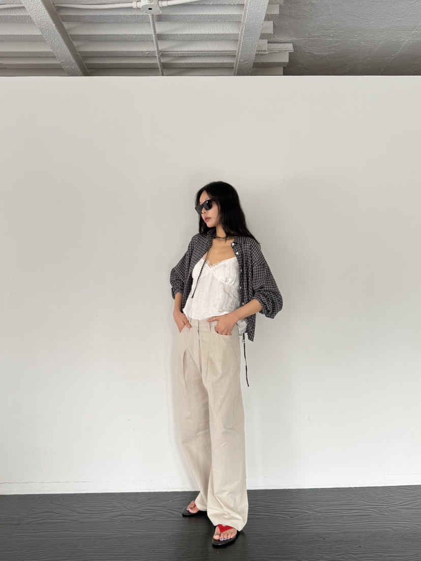 LIMLIMLIM韓國東大門直郵女裝新款職業推薦時尚休閑休閑褲LIM LIM LIM休閑褲