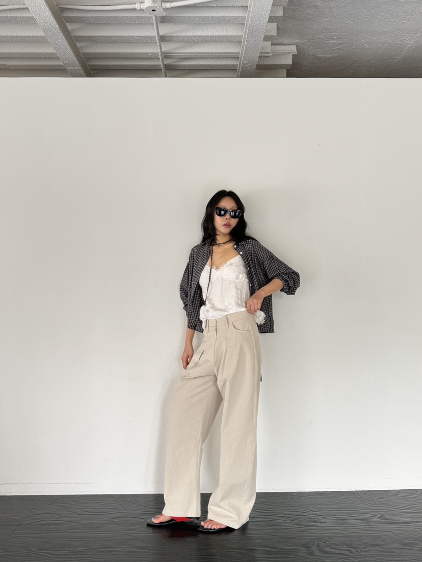 LIMLIMLIM韓國東大門直郵女裝新款職業推薦時尚休閑休閑褲LIM LIM LIM休閑褲