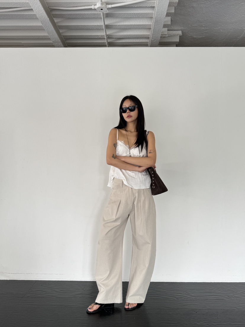 LIMLIMLIM韓國東大門直郵女裝新款職業推薦時尚休閑休閑褲LIM LIM LIM休閑褲