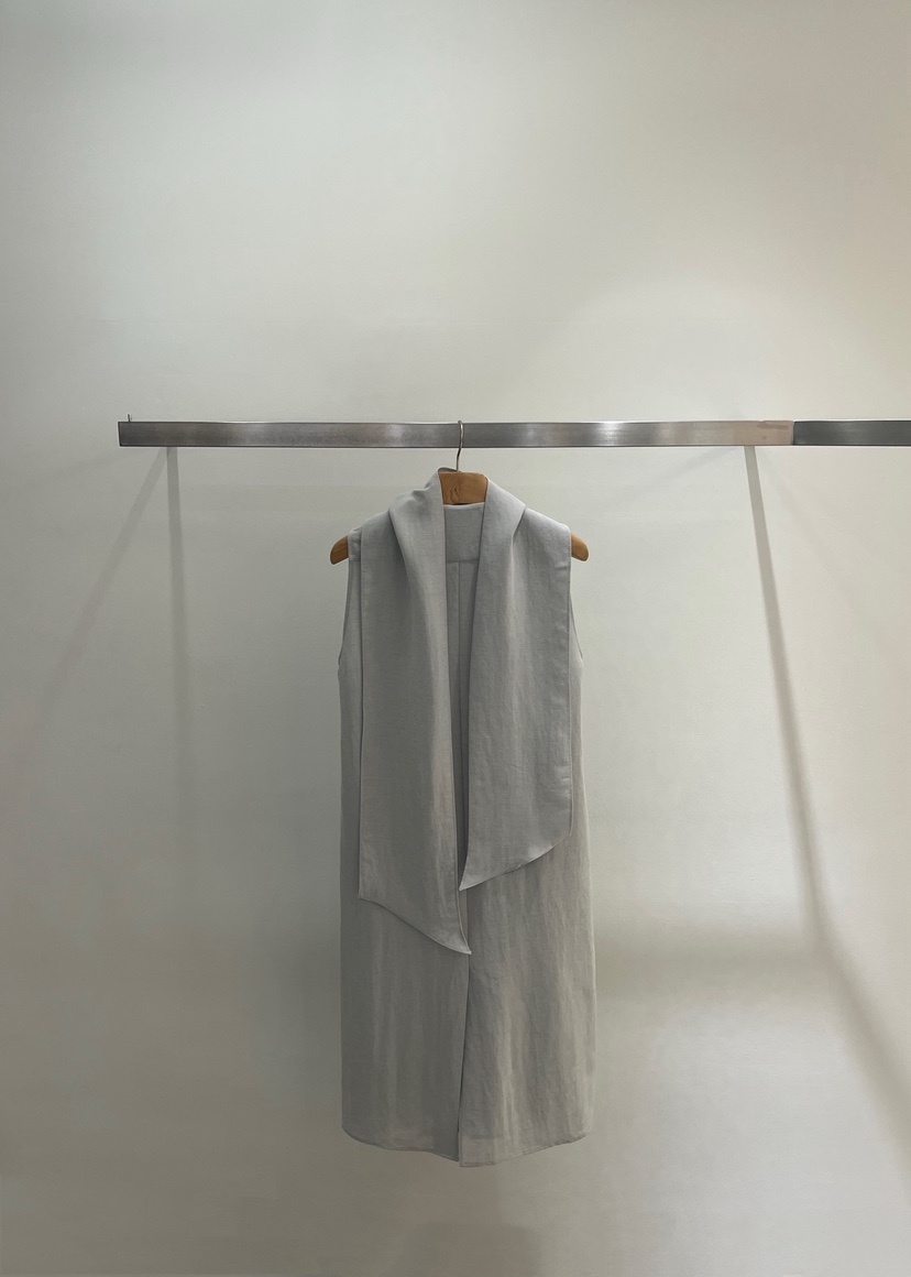 ONESTASTE韓國代購女士新款26春夏時尚人氣熱賣長裙亞麻圍巾TASTE/ONESTASTE長裙