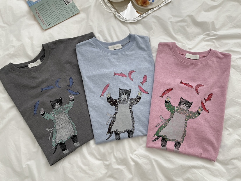 MINIQUEENS韓國直郵實拍女士新品熱賣職業推薦時尚休閑T恤MINIQUEENST恤