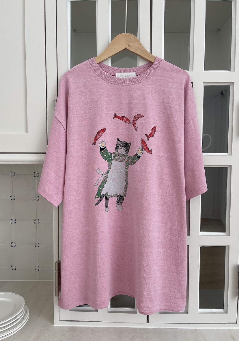 MINIQUEENS韓國直郵實拍女士新品熱賣職業推薦時尚休閑T恤MINIQUEENST恤圖色3