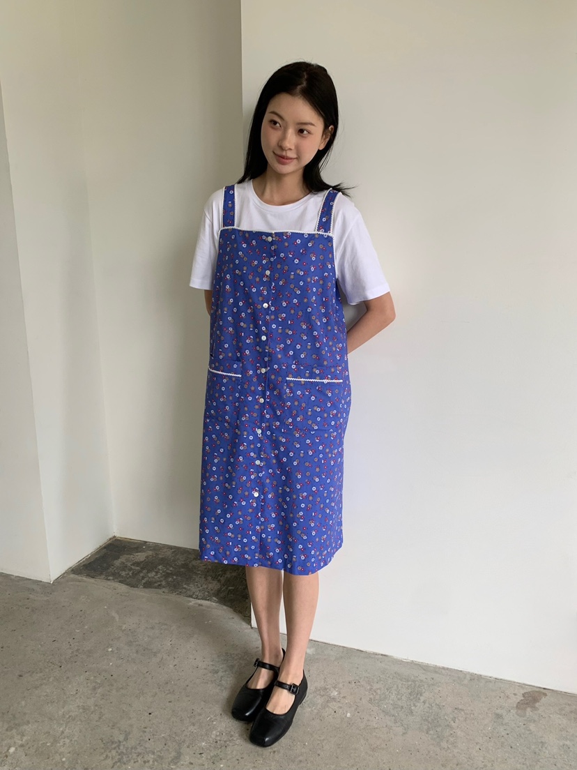 LOVE MY SANTA韓國直郵實拍女士新品時尚連衣裙花朵蕾絲Santa/LOVE MY SANTA連衣裙圖色1