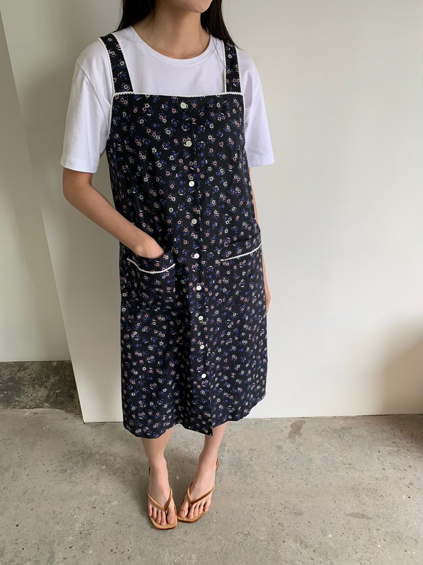 LOVE MY SANTA韓國直郵實拍女士新品時尚連衣裙花朵蕾絲Santa/LOVE MY SANTA連衣裙圖色2