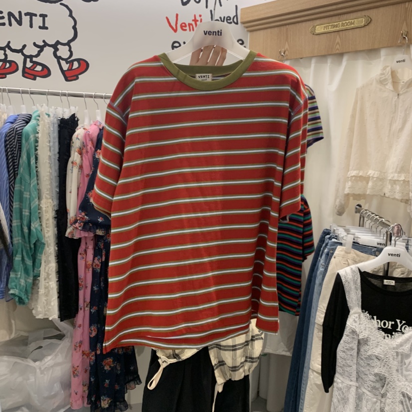 VENTI韓國東大門代購女士新款休閑推薦熱賣時尚職業人氣T恤VENTIT恤圖色4