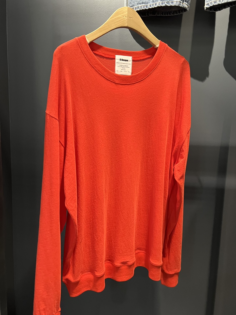 EL BOSQUE韓國代購女裝新款26春夏推薦時尚休閑職業長袖T恤EL BOSQUE長袖T恤圖色2