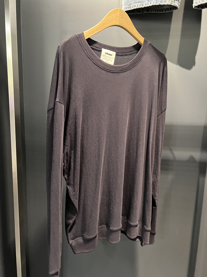 EL BOSQUE韓國代購女裝新款26春夏推薦時尚休閑職業長袖T恤EL BOSQUE長袖T恤圖色3