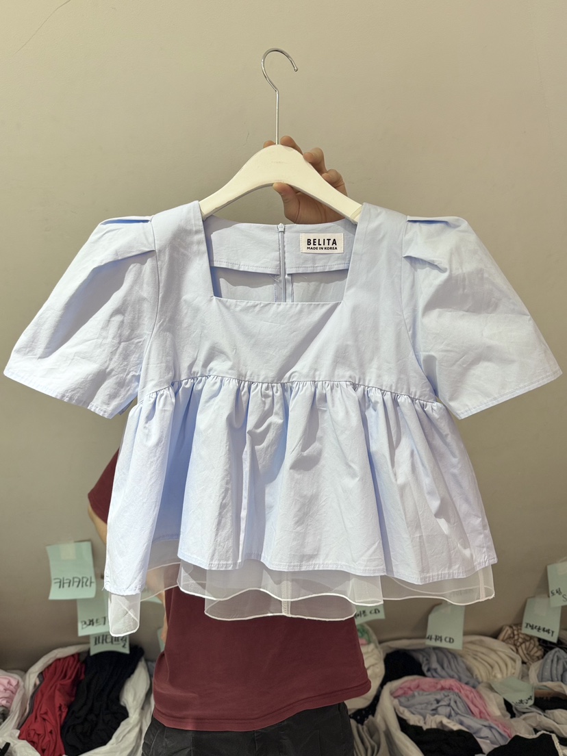 BELITA-L韓國東大門代購女裝新款人氣職業熱賣襯衫蕾絲衫BELITA-L襯衫/蕾絲衫圖色3