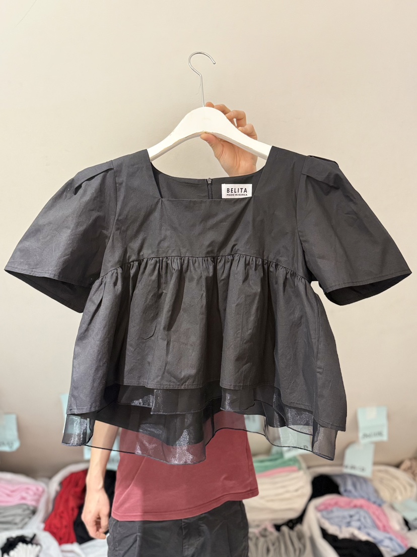 BELITA-L韓國東大門代購女裝新款人氣職業熱賣襯衫蕾絲衫BELITA-L襯衫/蕾絲衫圖色4